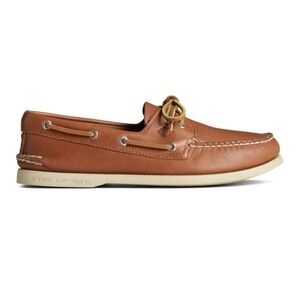 Sperry Top Sider 2-Eye Boat Shoes Leather Ortholite Lining Mens Size 8.5M